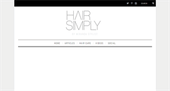 Desktop Screenshot of hairsimply.com